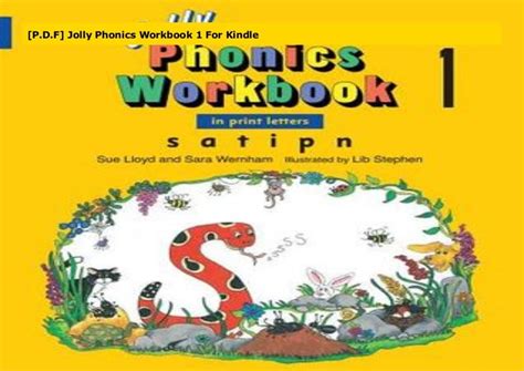 Pdf Jolly Phonics Workbook 1 For Kindle