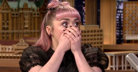 Maisie Williams Lets Slip A Huge Game Of Thrones Spoiler In Late Night
