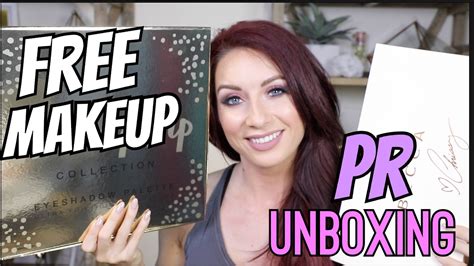 New In Makeup Huge Pr Unboxing Youtube