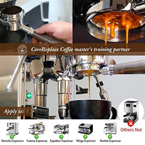 58mm Bottomless Naked Portafilter 2 Ears Only Compatible With Expobar Rocket Rancilio Faema