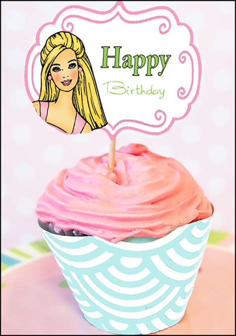 printable barbie cupcake wrappers parties and patterns barbie cupcakes barbie party barbie