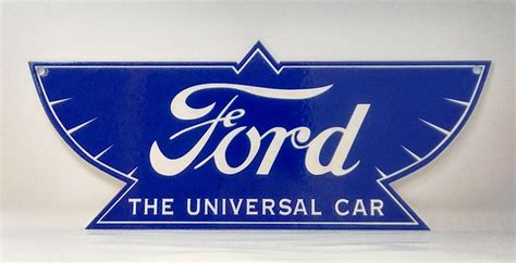Ford The Universal Car 1912 Metal Sign Wall Art Super Size Etsy