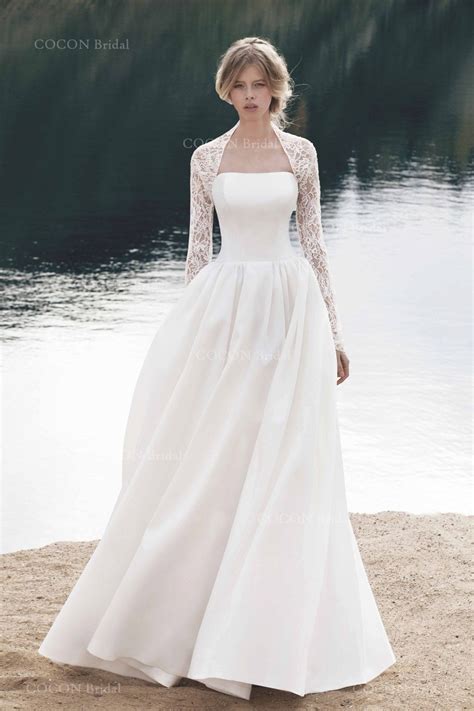Wedding Dress Designer Wedding Dress Gown Gown With Bolero Lace Long