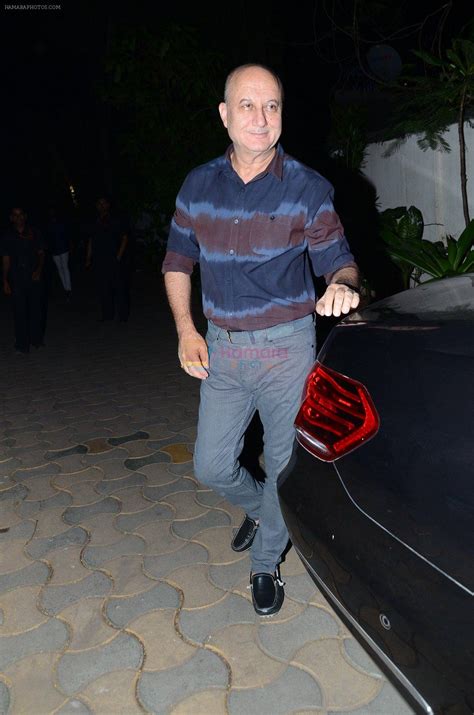 Anupam Kher At Akshay Kumars Diwali Bash On 9th Nov 2015 Anupam Kher Bollywood Photos