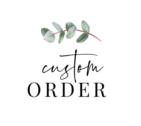 Custom Order Etsy Uk
