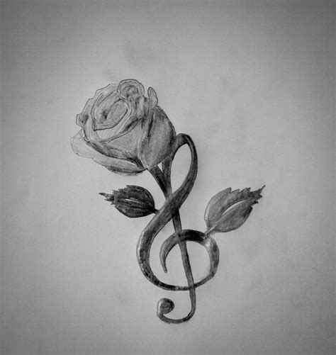 Will tattoo parlours not do tattoos if you have a blood born illness? Rose Clef | Music tattoo designs, Music tattoos, Music notes tattoo