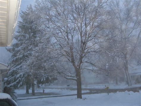 willow springs il january 1 2006 winter scene on mound st photo picture image illinois