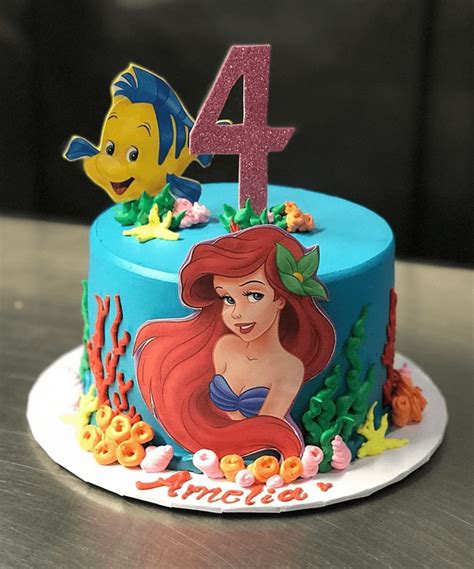 Disneys Ariel Cake Design Images Disneys Ariel Birthday Cake Ideas