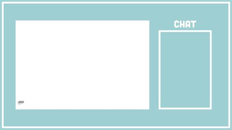 Simple Blue Twitch Overlays Etsy