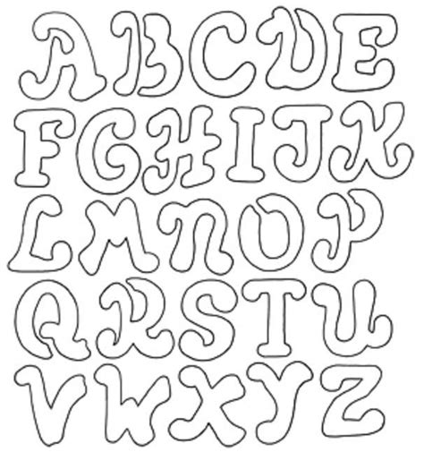 Printable Alphabet Stencils Free Printable Letter Stencils One