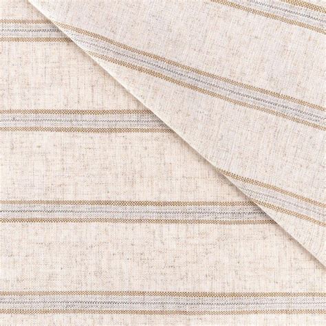 Yarmouth Stripe Fabric Sandstone Tonic Living Drapery Fabric