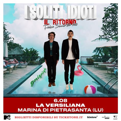I Soliti Idioti Fiodena Summer Tour Versiliana Festival
