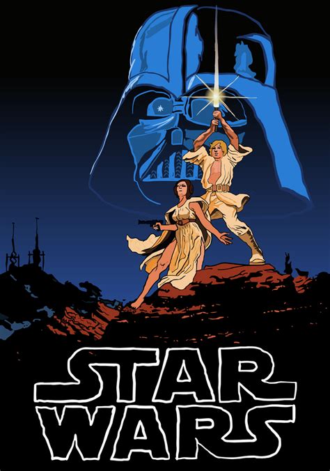 Movie Poster Illustrations Star Wars By Vigorousjammer On Deviantart