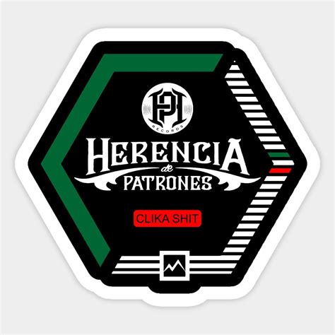 Herencia De Patrones By Rapppers Society Custom Stickers Funny