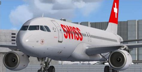 Airbus A320 214 Sharklets Hb Jlt Swiss For Aerosoft A320x Cfm Model