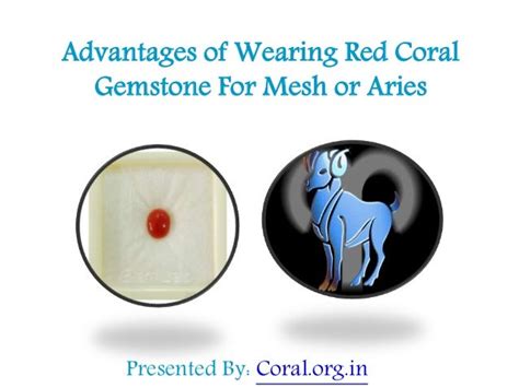Advantages Of Wearing Red Coral Gemstone For Aries Or Mesh