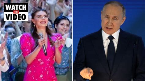 vladimir putin s alleged lover alina kabaeva makes rare public appearance au