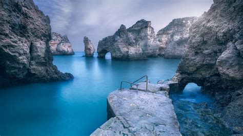 Ocean Rocks In Portugal
