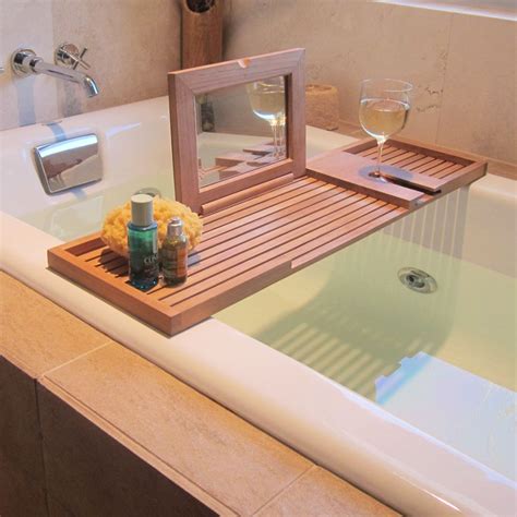 Wooden Bathtub Tray Bathtub Caddy Self Care Tray Wooden Bath Board Agrohort Ipb Ac Id