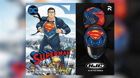 Channel Your Inner Superman With New Hjc Helmet Graphic