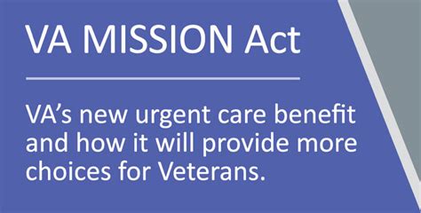 Va Mission Act Vas New Urgent Care Benefit For Veterans Va News