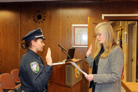 Photo Gallery New Police Officer Sworn In