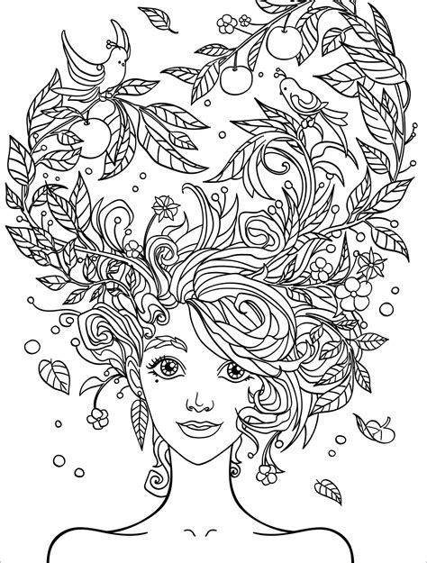 Printable Adult Coloring Pages Pdf Unique Stock 10 Crazy Hair Adult