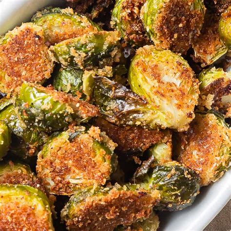 I have made it with smoked bacon or pancetta and delicious with either ingredient. Roasted Brussels Sprouts with Garlic Parmesan Bread Crumbs ...