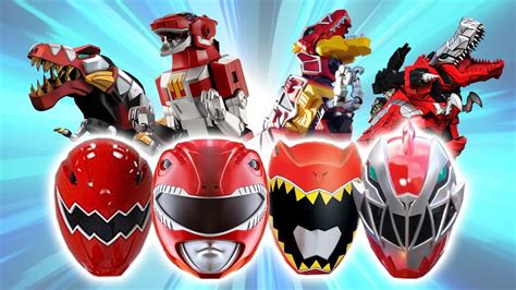 Forever Red Dino Rangers From Mighty Morphin To Power Rangers Dino