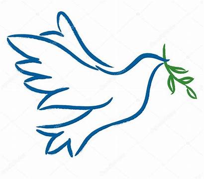 Symbol Paix Dove Colombe Pace Peace Clipart