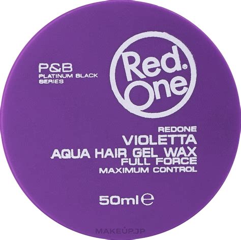 Watery Hair Wax Redone Aqua Hair Gel Wax Full Force Violetta Makeupjp