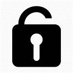 Icon Privacy Private Open Unlocked Security Lock
