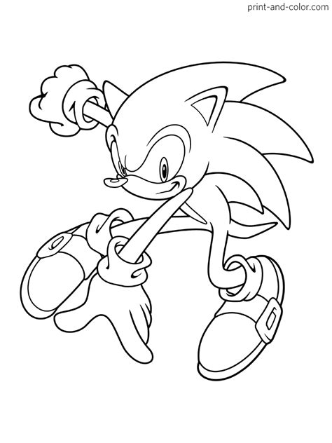 Get your coloring set ready, because they are in for a treat! Sonic the hedgehog coloring pages | Print and Color.com