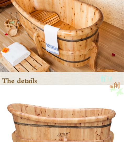 Portable soaking tubs image above is part of. Kx Spa Deep Soaking Tub Wood Folding Portable Bathtub ...