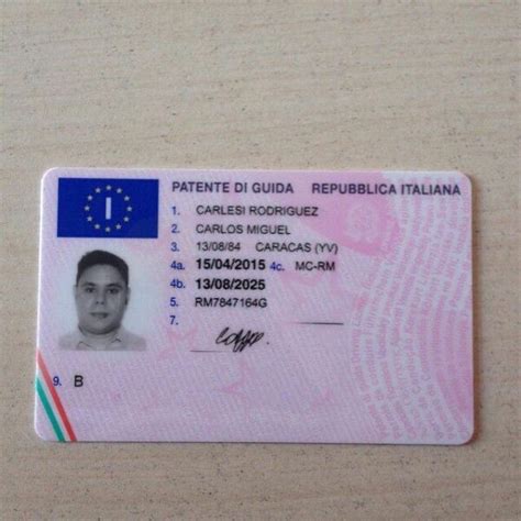 Italy Drivers Licence Driving Licence For Sale Best 5