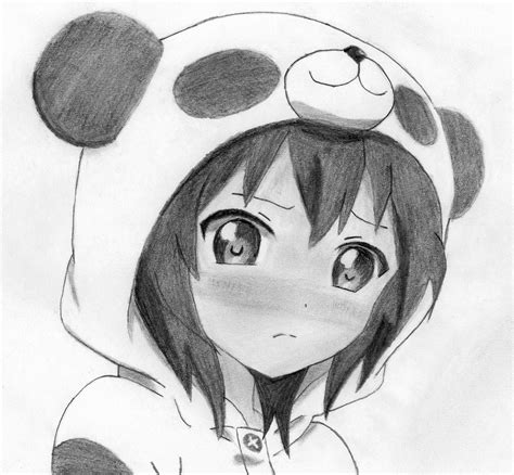 Traced Yui Funami In Panda Pajama By Brustache On Deviantart