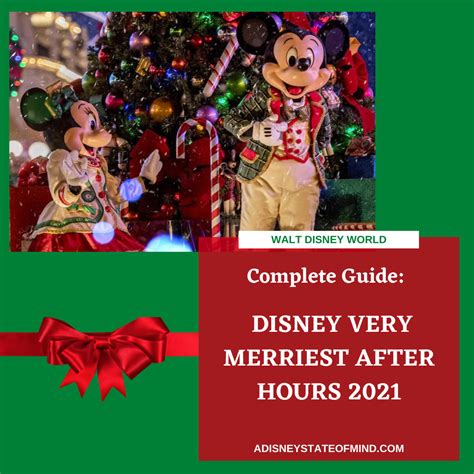 Disney Very Merriest After Hours 2021 Write By The Magic