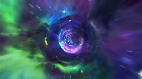 Purple And Green Dr Who Space Wormhole 1 Hour Screensaver Background
