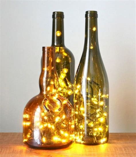 Fantastic Diy Wine Bottle Crafts Ideas With Lights Doityourzelf