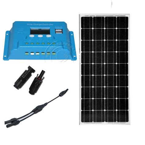 That being said, solar panels are one of the necessary components of any solar system. 100 W Watt PV Solar Panel Kit 12V w/ LCD Solar Charge ...