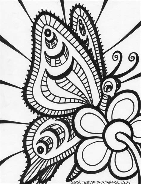 Five little monkeys coloring pages. butterfly coloring pages | Only Coloring Pages