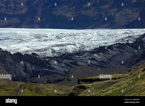 Myrdals Jokull Glacier Iceland Stock Photo Alamy