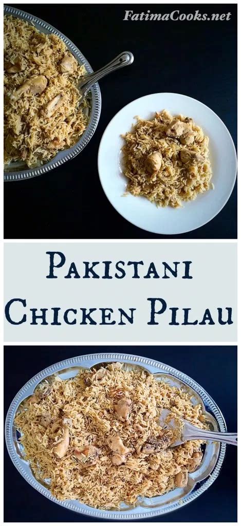 How To Make Chicken Pilau Pulao Rice Pakistani Style Fatima Cooks