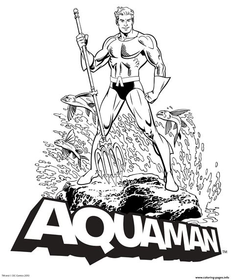 Print Aquaman DC Comics coloring pages in 2021 | Dc coloring pages, Coloring pages, Aquaman dc