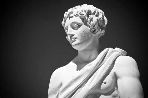 Classic Male Marble Sculpture Detail Free Image Download
