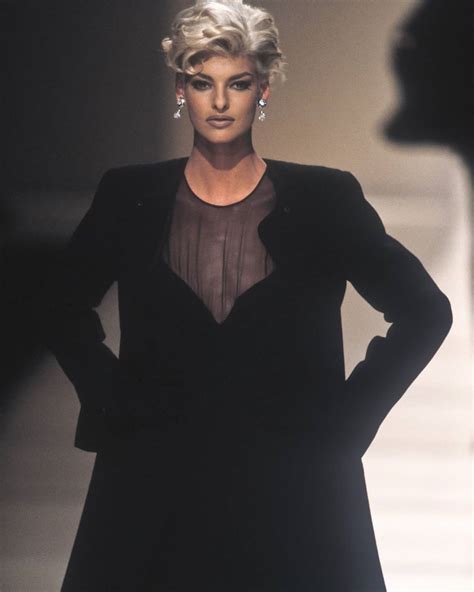 90s Supermodels ️ On Instagram “giorgio Armani Fw 1991 Model Linda