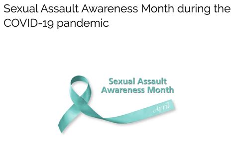 observing sexual assault awareness month during a pandemic north quad programming