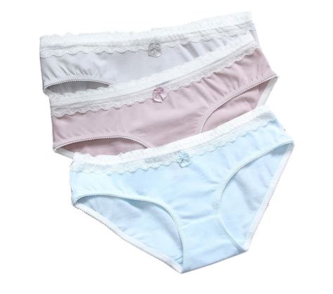 Buy Incharm Teen Girls Cotton Lace Panties Girls Soft Breathable Underwear Women Low Rise
