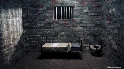 A Dark Prison Cell Prison Cell Jail Cell Solitary Confinement Felon