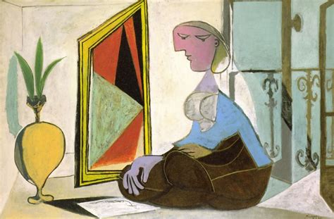 Pablo Picasso Woman At The Mirror Crouching Woman Oil On Canvas X Kuns